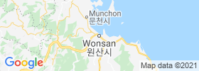 Wonsan map
